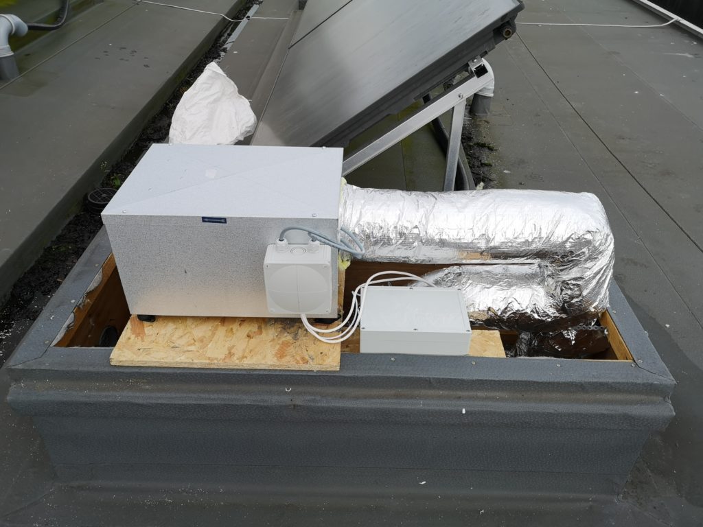 Ventilation Repair - Retrofitted Twinfan unit to roof